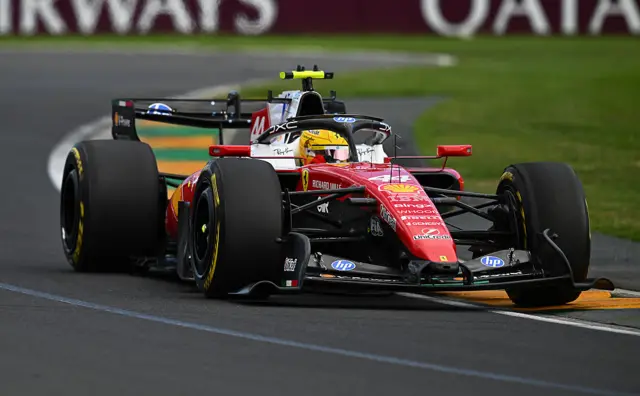 Lewis Hamilton at the Australian Grand Prix