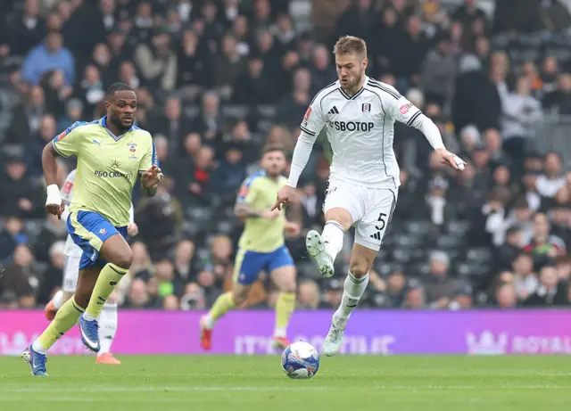 Joachim Andersen on the ball