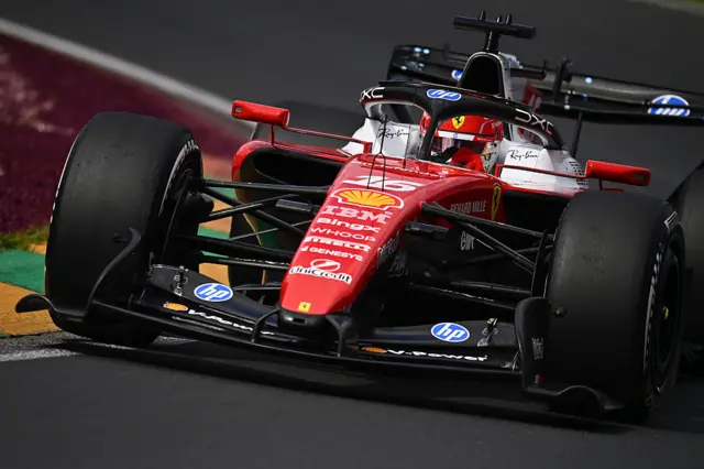 Charles Leclerc at the Australian Grand Prix