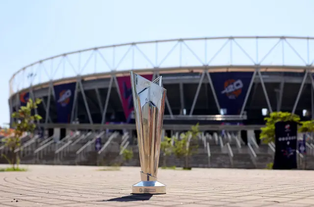 T20 World Cup final trophy