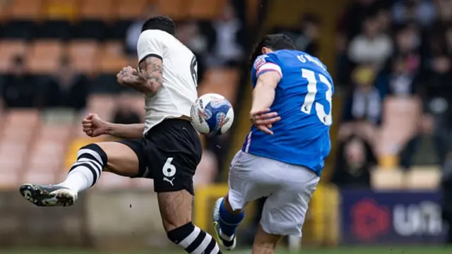 Port Vale Sunderland action
