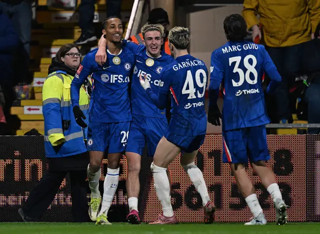 Chelsea celebrate
