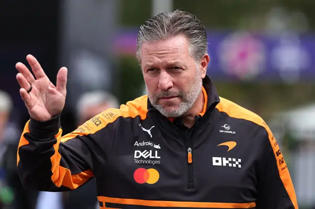 Zak Brown at the Australian Grand Prix