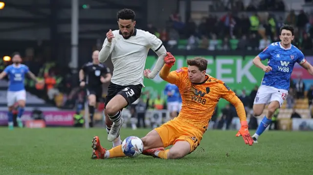 Port Vale action