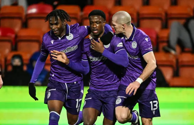 Roland Idowu scored the winner against Airdrieonians