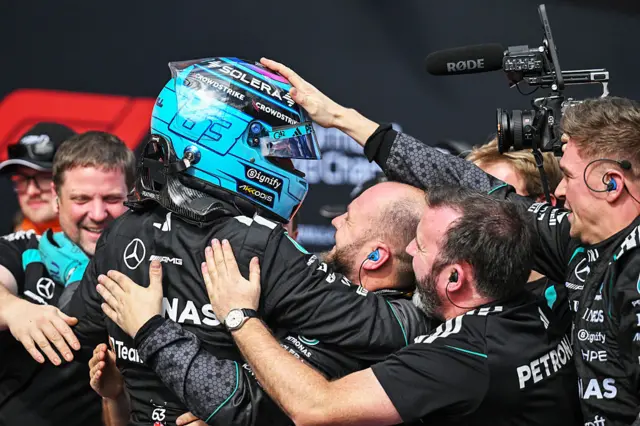 George Russell at the Australian Grand Prix