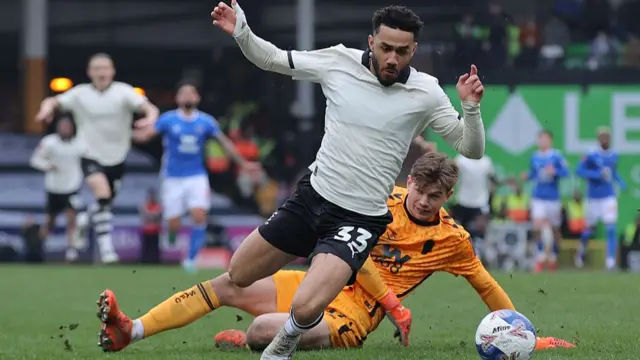 Port Vale action