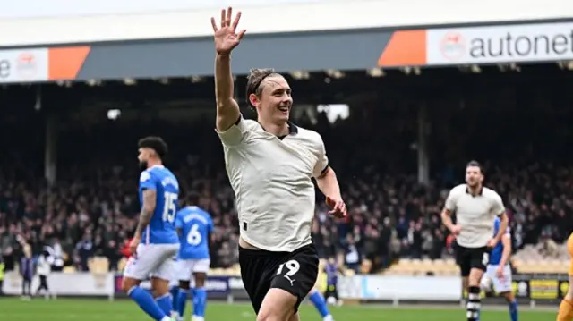 Port Vale celebration