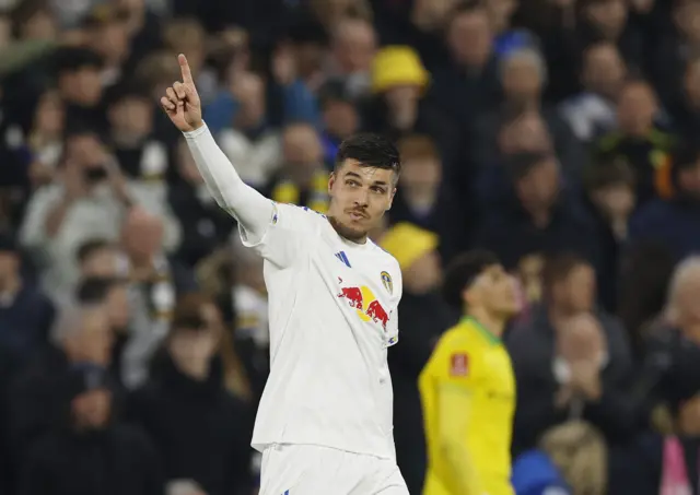 Joel Piroe celebrates scoring