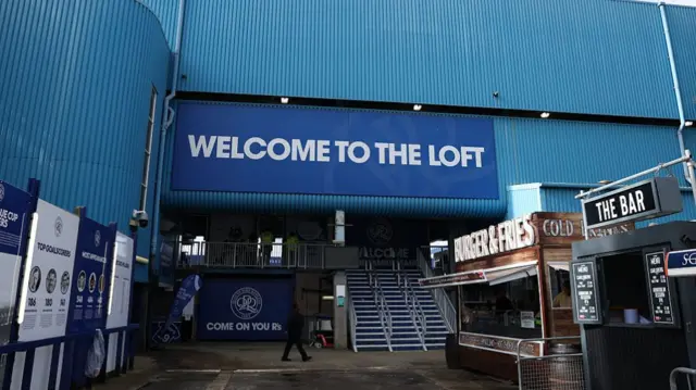 The entrance at Loftus Road