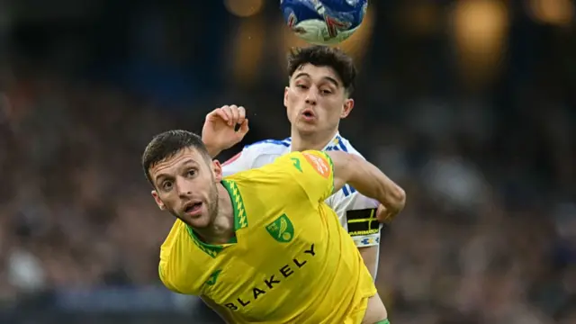 Leeds Norwich action