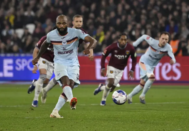 Thiago equalises from the spot