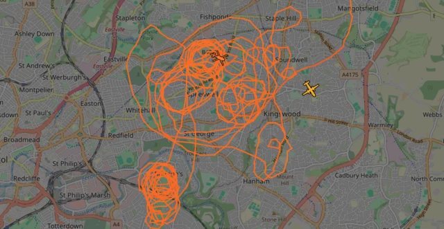ADS-B screengrab