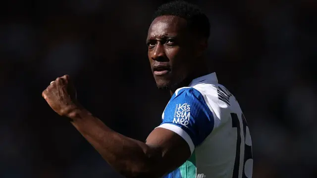 Danny Welbeck of Brighton & Hove Albion celebrates scoring his team's first goal