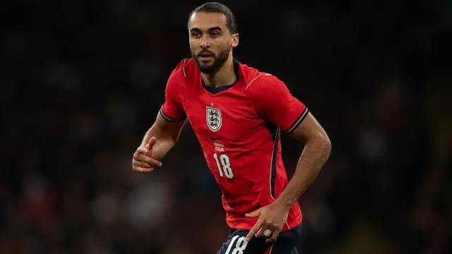 Dominic Calvert-Lewin of England during the international friendly match between England and Uruguay