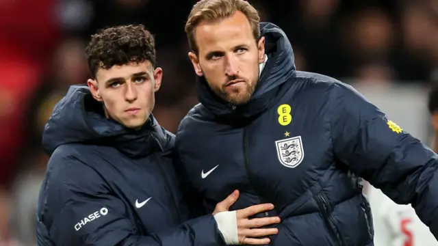 Phil Foden and Harry Kane