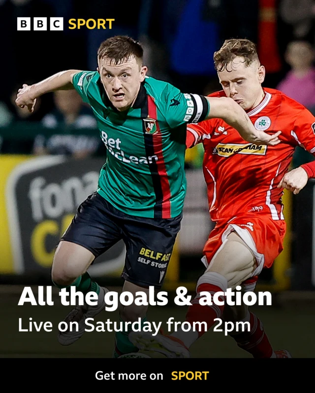 Saturday's in-play goals service