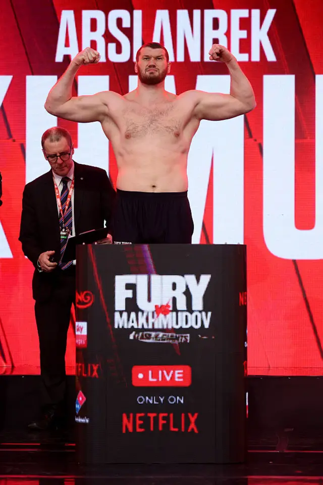 Arslanbek Makhmudov weighs in