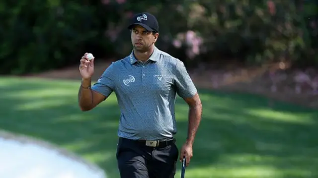 Aaron Rai at The Masters