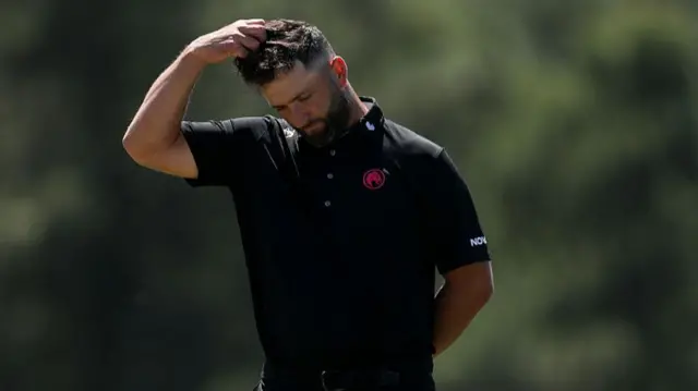 Jon Rahm at the Masters