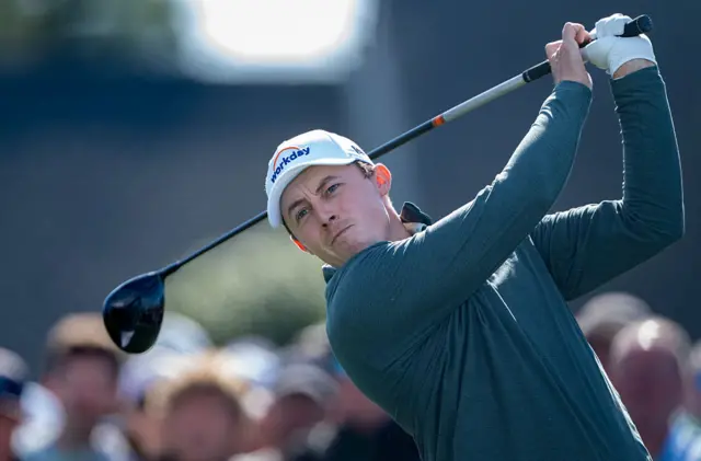 Matt Fitzpatrick tees off