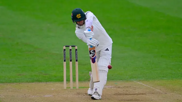 Joe Clarke batting for Nottinghamshire against Glamorgan