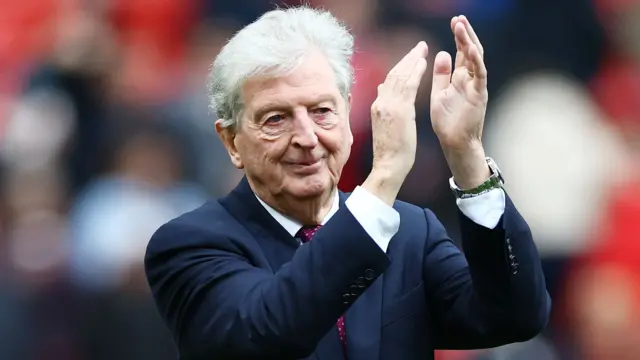 Roy Hodgson applauds the Bristol City fans