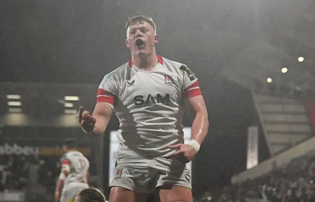 Bryn Ward celebrates