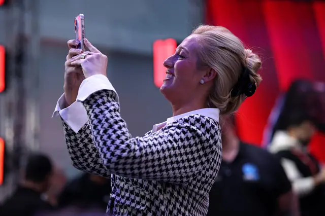 Paris Fury takes a picture