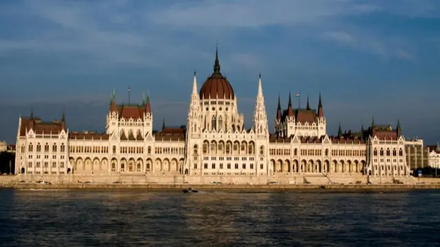 The Hungarian parliament building