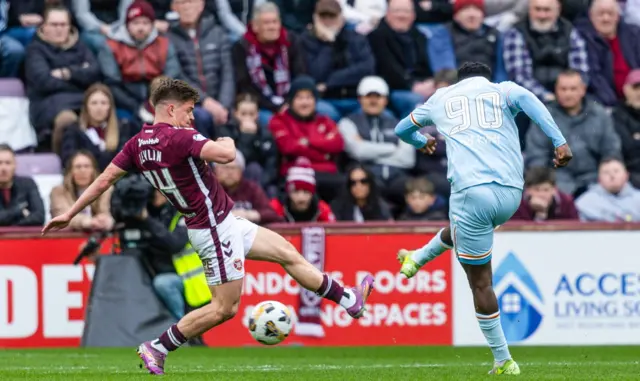 Ibrahim Said tries his luck for Motherwell