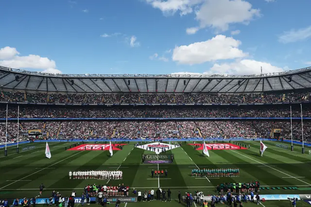 A generic view of the stadium