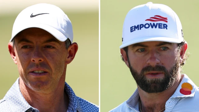 Rory McIlroy and Cameron Young