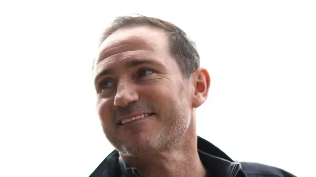 Coventry City boss Frank Lampard smiling before kick-off against Sheffield Wednesday.