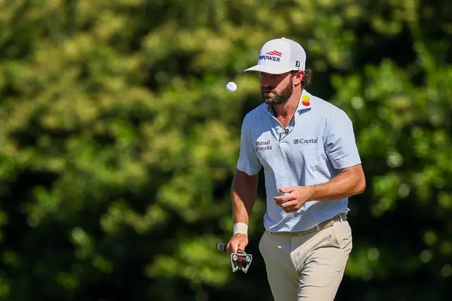 Cameron Young on day three of The Masters 2026