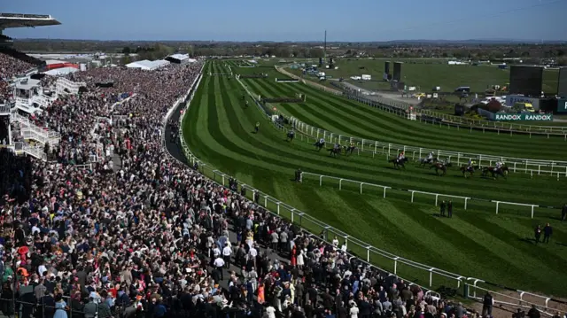A general view of the Grand National in 2025