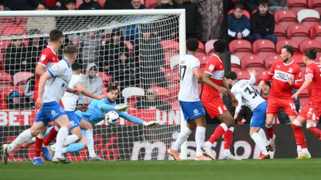 Conor Chaplin scores