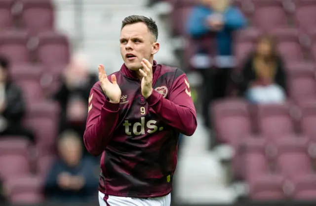 Hearts captain Lawrence Shankland