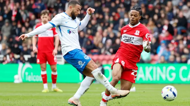Middlesbrough v Portsmouth match action
