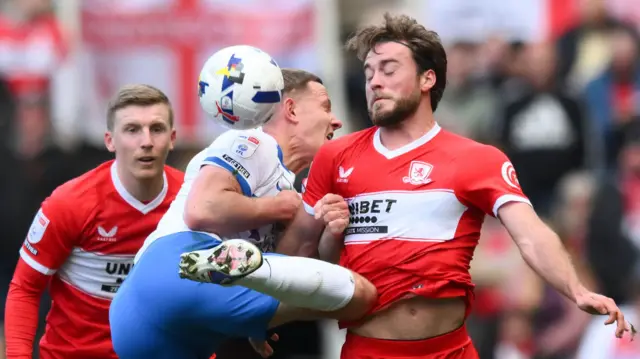 Middlesbrough v Portsmouth match action