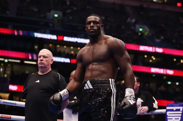 Richard Riakporhe in the ring