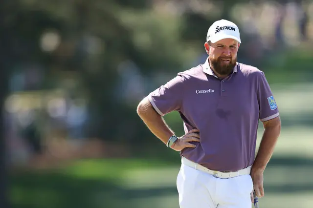 Shane Lowry on day three of The Masters 2026