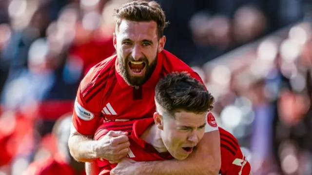 Graeme Shinnie and Kevin Nisbet