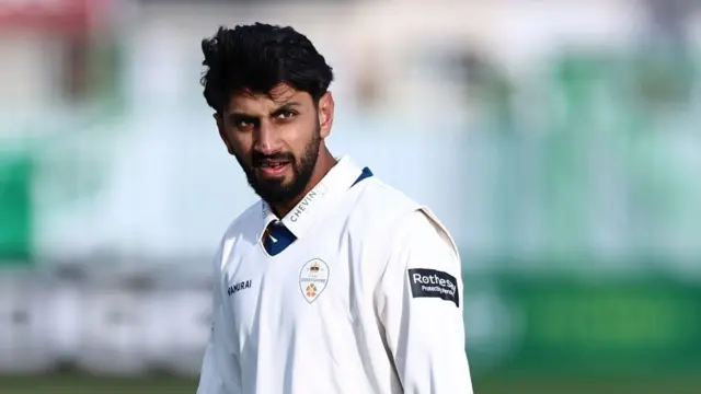 Derbys spinner Shoaib Bashir