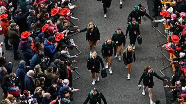 A generic photo of Ireland arriving