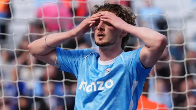 Jack Rudoni looks dejected