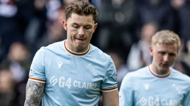 Motherwell substitute Callum Hendry