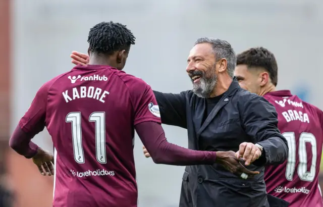 Hearts head coach Derek McInnes