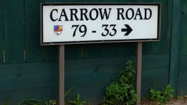 Carrow Road road sign