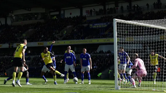 Oxford score opening goal